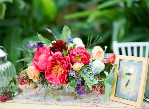 Tropical Garden Centerpiece