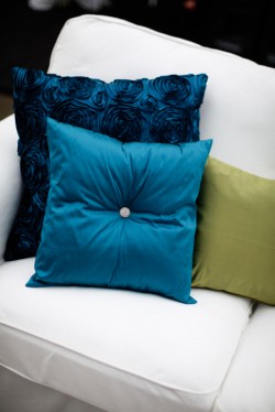Turquoise-and-Green-Wedding-Pillows