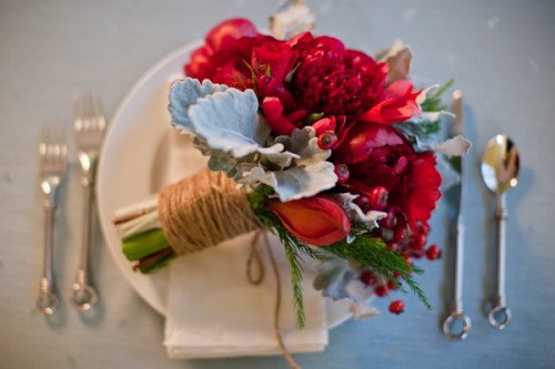 Red-and-Silver-Bouquet