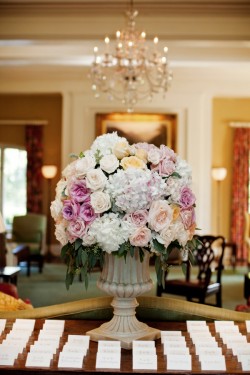 Hydrangea-and-Rose-Centerpiece Hydrangea-and-Rose-Centerpiece