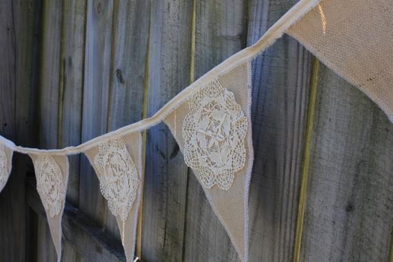 Paper+doily+bunting