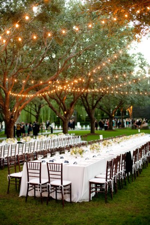 real country chic weddings table