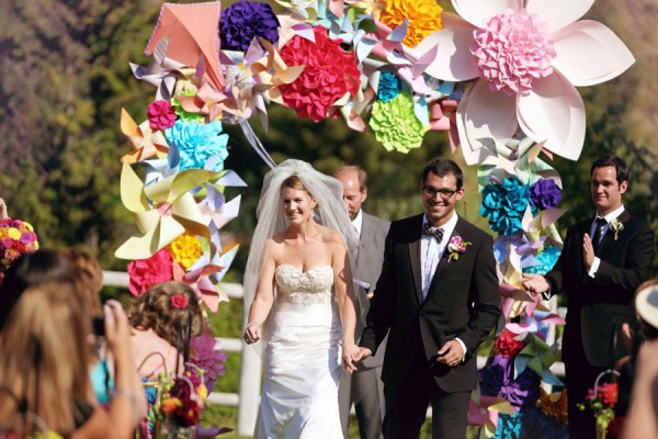 wedding paper flowers