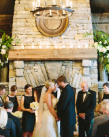 Rustic Wedding Ceremony Old Edwards Inn