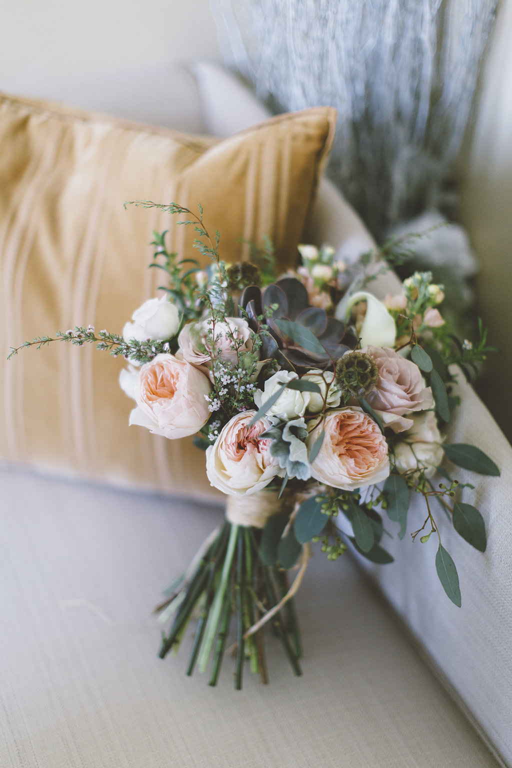 Peach Rustic Bouquet - Elizabeth Anne Designs: The Wedding Blog