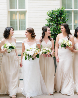 Bridesmaids in Ivory