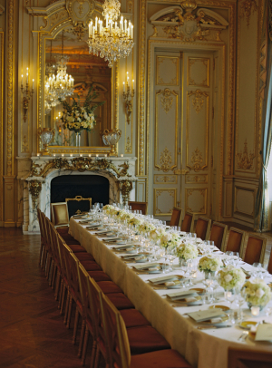 Elegant Gold and Ivory Reception Elegant Gold and Ivory Reception