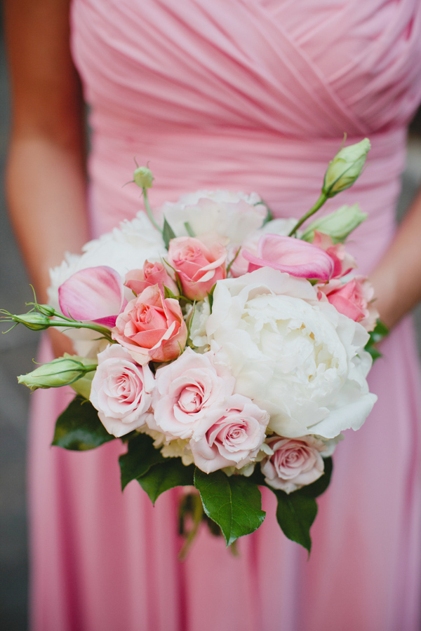 Elegant Pink and White Bridesmaids Bouquet - Elizabeth Anne Designs ...