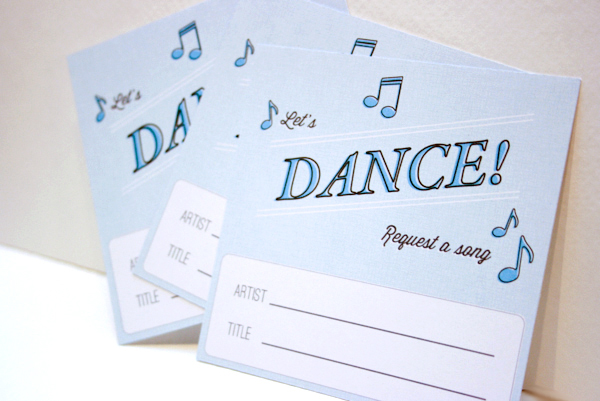 Printable Song Request Cards Elizabeth Anne Designs The Wedding Blog
