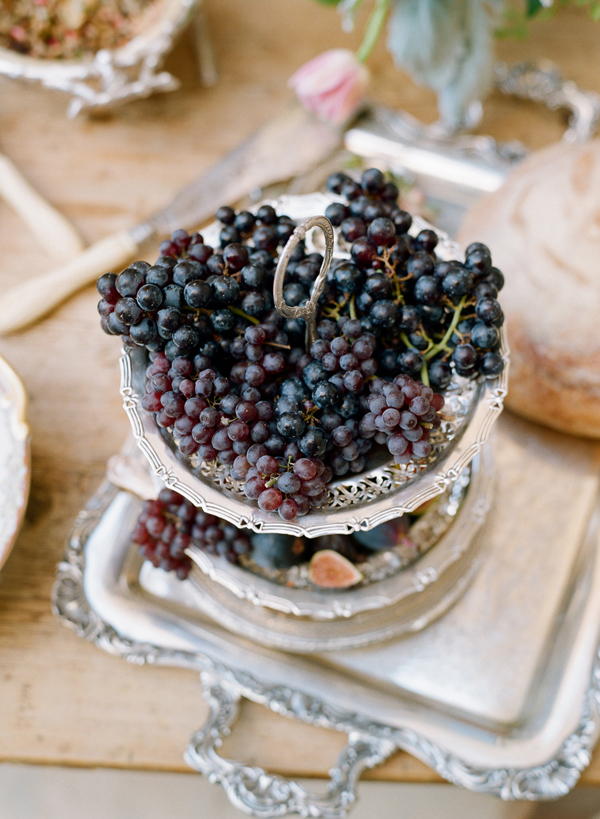 Vintage Silver Fruit Stand Elizabeth Anne Designs The Wedding Blog