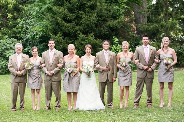Taupe Wedding Bridesmaid Dresses