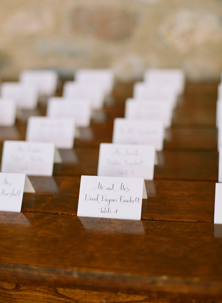 Classic Rehearsal Dinner Place Cards - Elizabeth Anne Designs: The