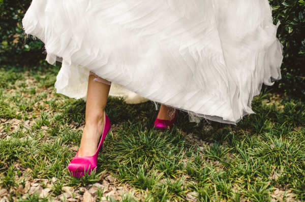 fuchsia shoes for wedding