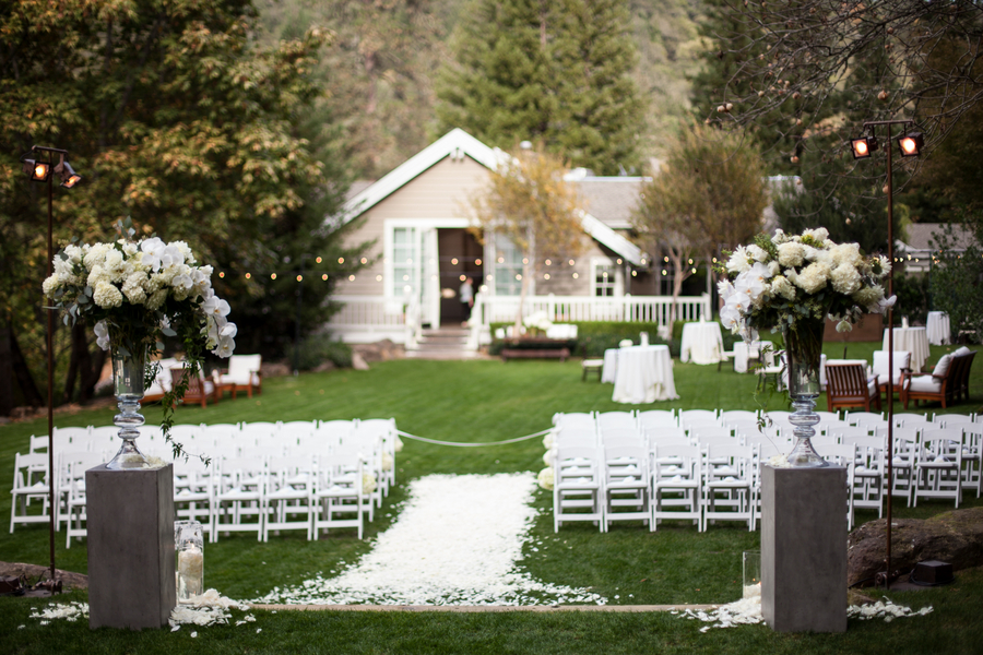 Elegant Backyard Wedding Ceremony - Elizabeth Anne Designs ...