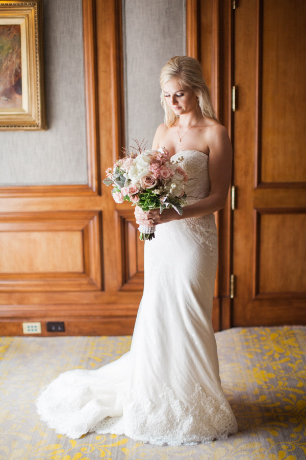 Elegant Anne Barge Wedding Dress