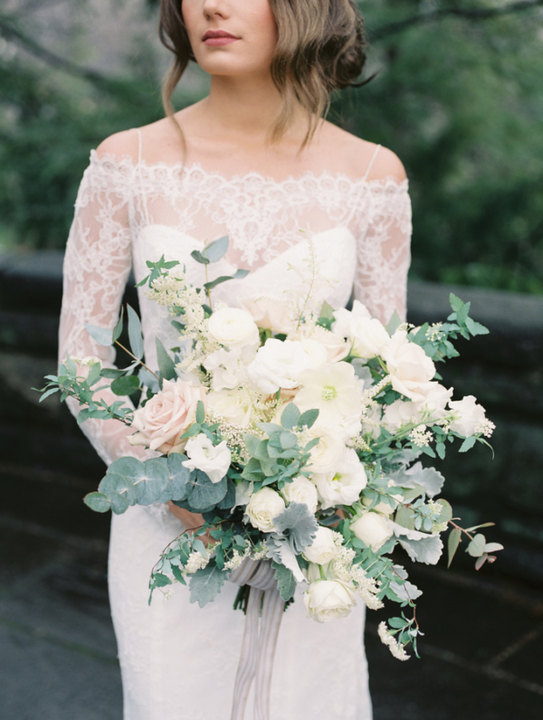 White and Eucalyptus Bouquet - Elizabeth Anne Designs: The Wedding Blog