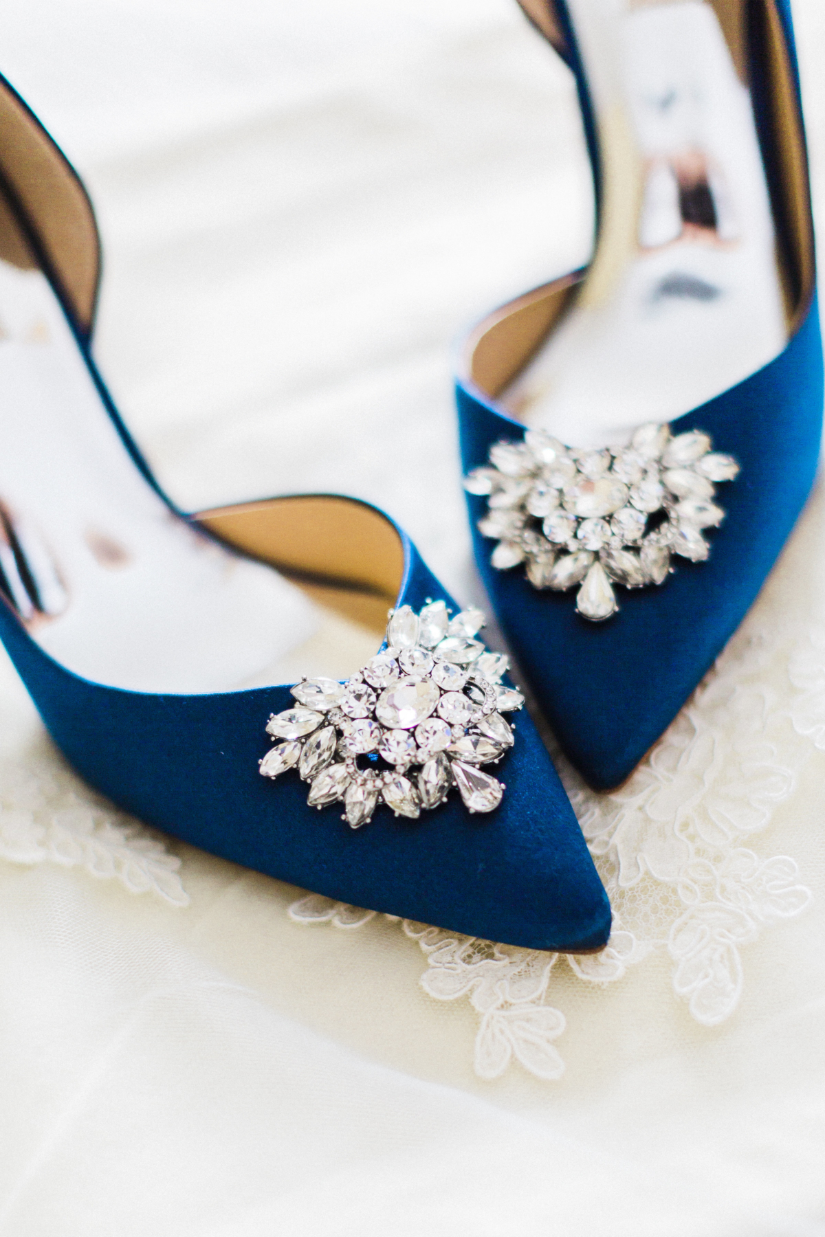 Blue Badgley Mischka Shoes - Elizabeth Anne Designs: The Wedding Blog