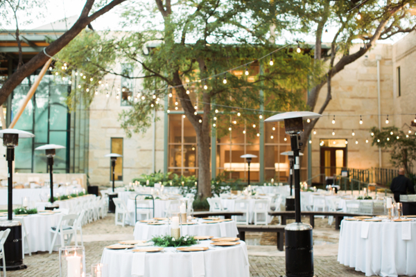 Wedding in Museum Courtyard