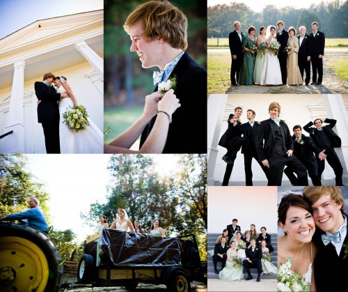 barn wedding details