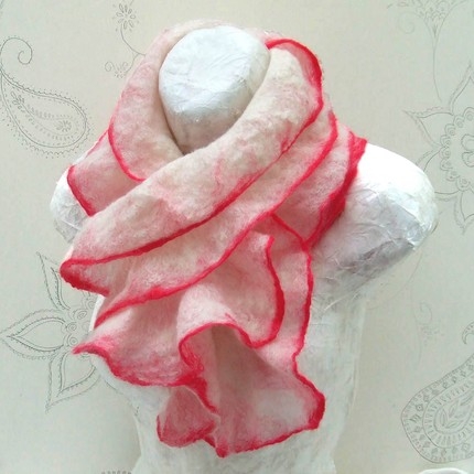 pink ruffle wrap