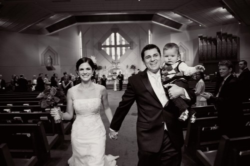 couple-and-baby-after-wedding-ceremony