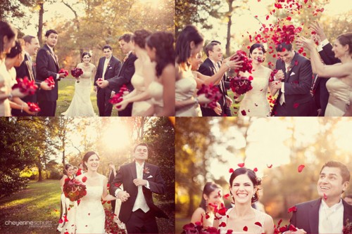throwing-rose-petals-wedding-exit-ideas
