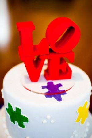 LOVE Sign Cake Topper