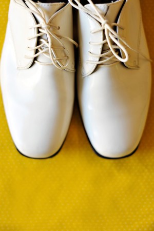 White Groom Shoes