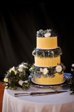 Yellow-and-Green-Wedding-Cake