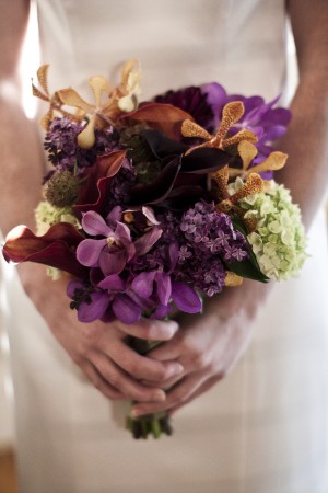 Purple-and-Orange-Bouquet