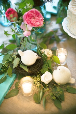 Teal-Pink-Yellow-Colorful-Birdcage-Centerpiece-1