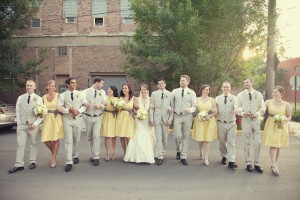 Yellow-Gray-Bridal-Party