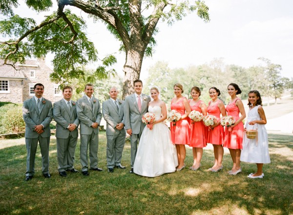 Classic-Southern-Pink-Wedding-Party