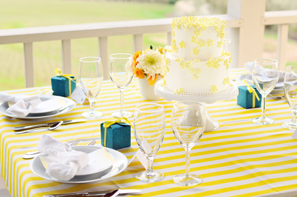 Yellow-Teal-Wedding-Tabletop