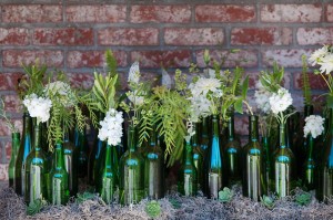 Mixed-Green-Bottle-Display