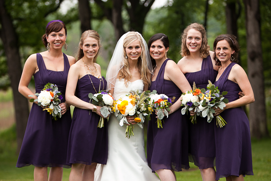 Eggplant-Bridesmaids-Dresses