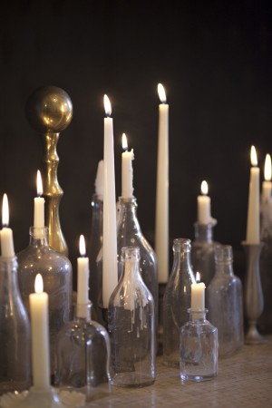 Taper-Candles-in-Vintage-Bottles