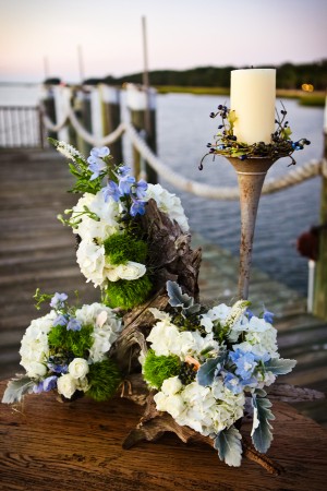 Nautical-Hydrangea-Wedding-Centerpiece