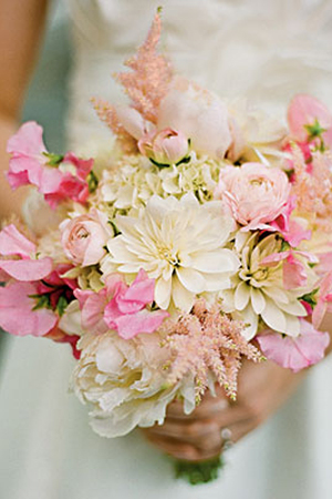 Pale-Pink-Astilbe-Sweet-Pea-Bouquet
