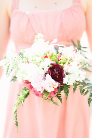 White and Pink Wedding Bouquet