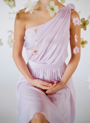 Lavender Bridesmaids Dress Little Borrowed Dress