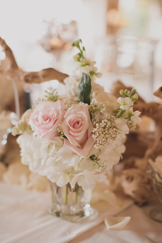White and Pink Wedding Flowers