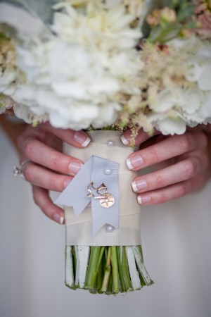 Bridal Bouquet Wrap Detail