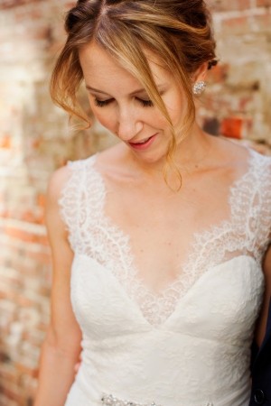 Classic Bridal Updo With Curls
