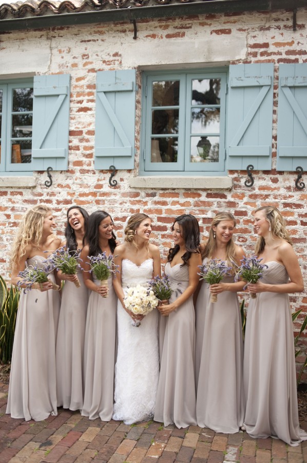 Soft Purple Bridesmaids Dresses