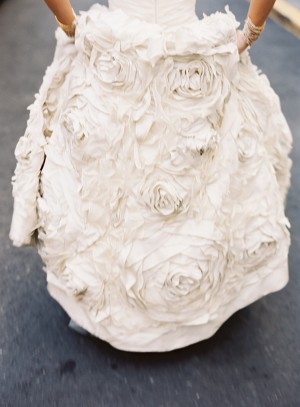 Flower Detail Bridal Gown