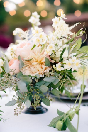 Peach and Pink Centerpiece