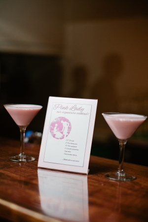 Pink Lady Signature Wedding Cocktail