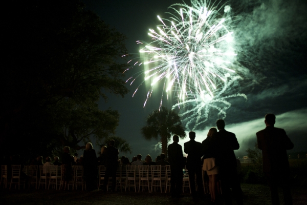 Wedding Reception Fireworks