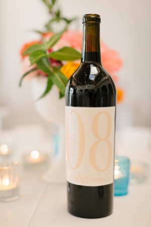 Wine Bottle Table Numbers